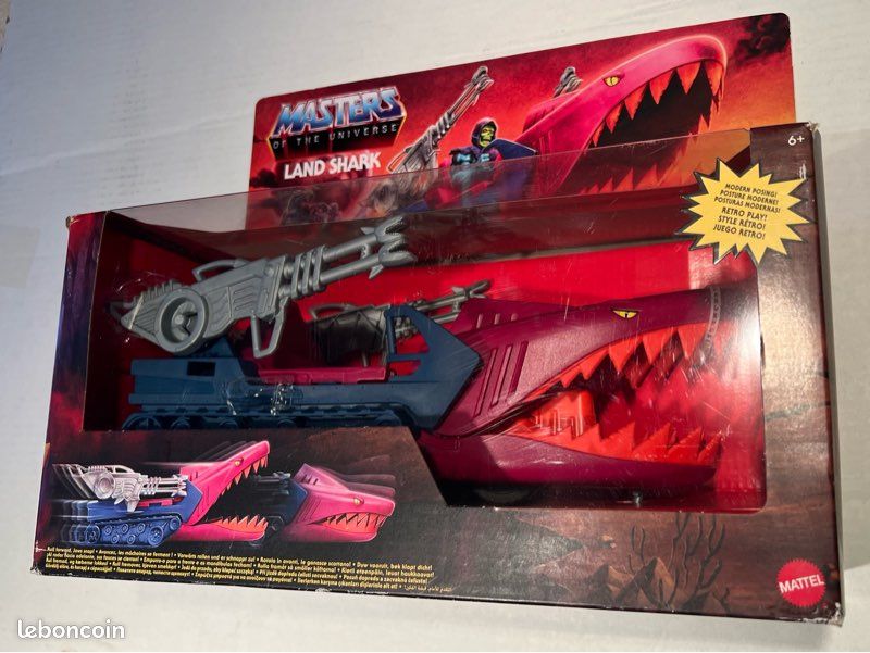 Jouet vintage Masters of the Universe - Land Shark - Mattel - Rar (image 1)