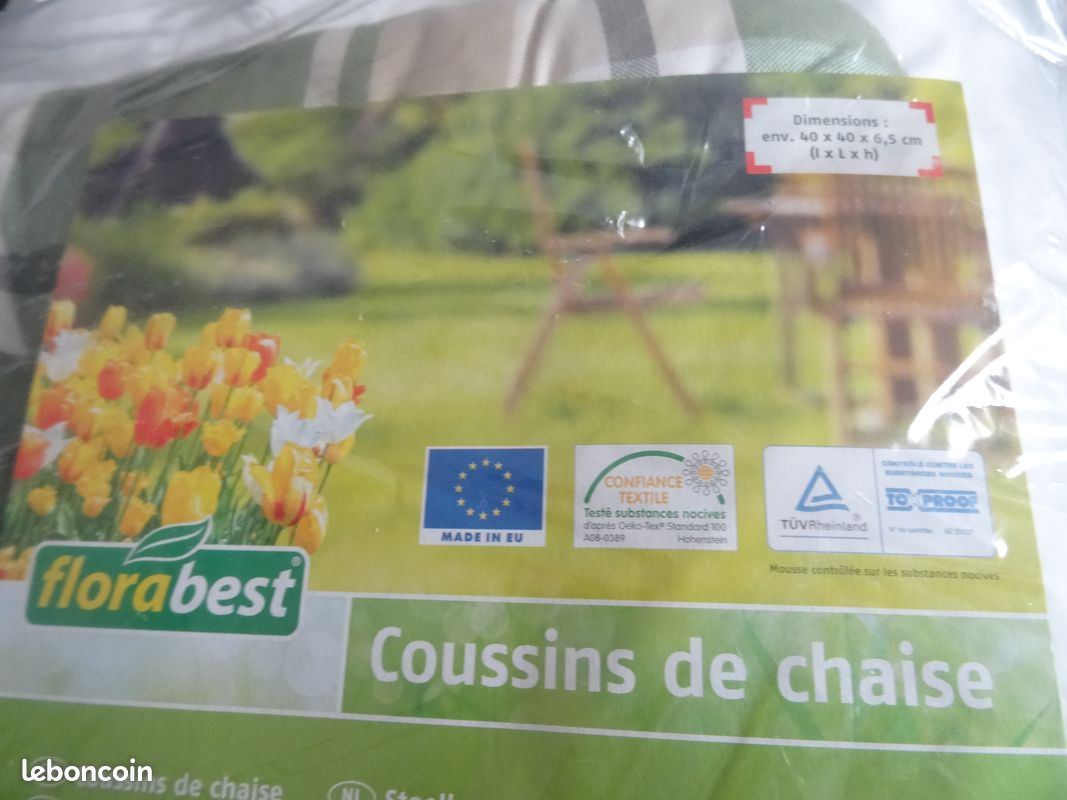 Lot 2 Coussins de chaise (image 2)