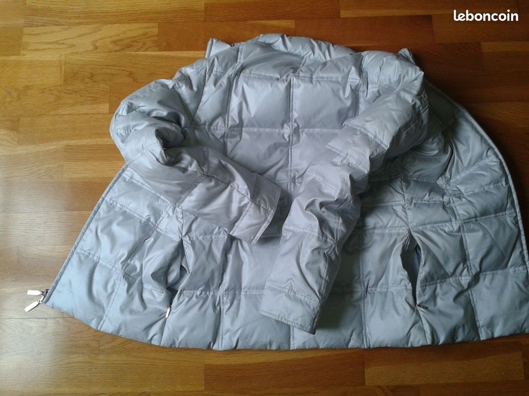 Veste doudoune Caroll gris très clair (image 3)