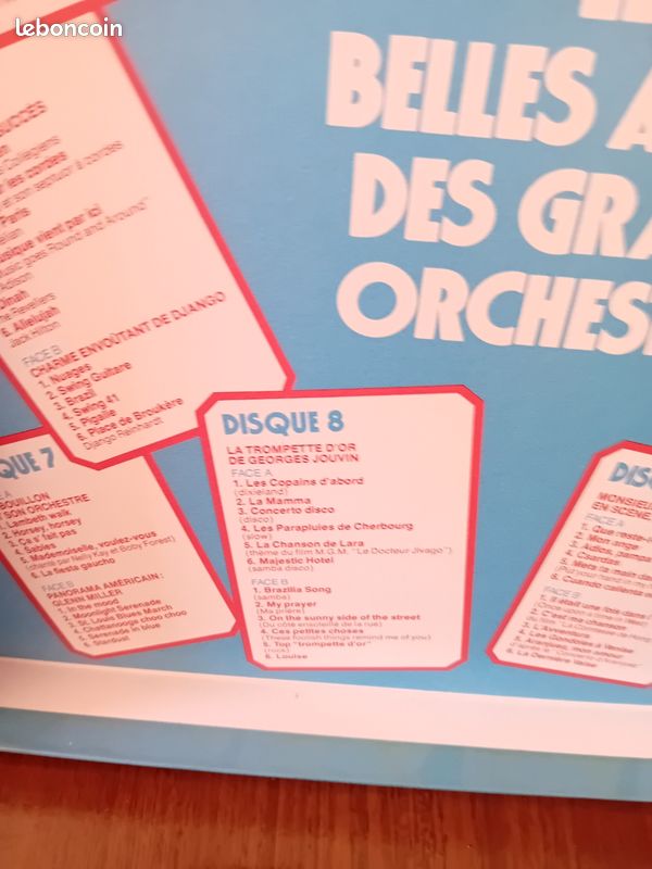 Coffret 9 vinyles 33 tours les belles années des grands Orchestres (image 5)