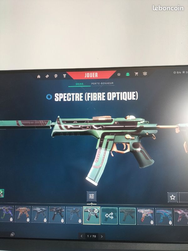 Compte Valorant PC – 56 Skins Rares – PEGI 16 – Année 2020