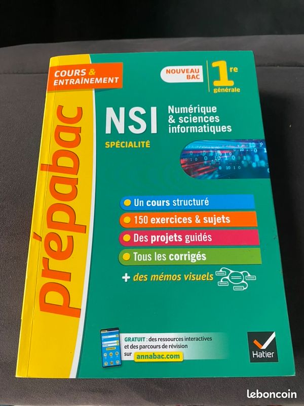 Prébac NSI 1re Hatier (image 1)