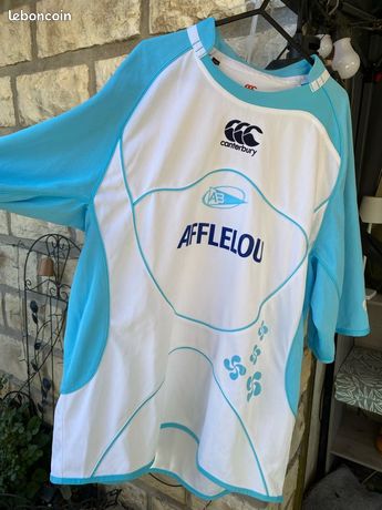 Maillot Rugby Aviron Bayonnais – Canterbury – Blanc – Taille L – Vintage