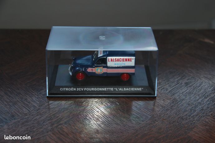 Citroën 2CV Fourgonnette « L’Alsacienne » – Modèle Réduit 1/43, Parfait état Sous Blister
