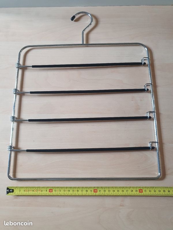 Lot de 5 cintres multiples à pantalons (image 5)