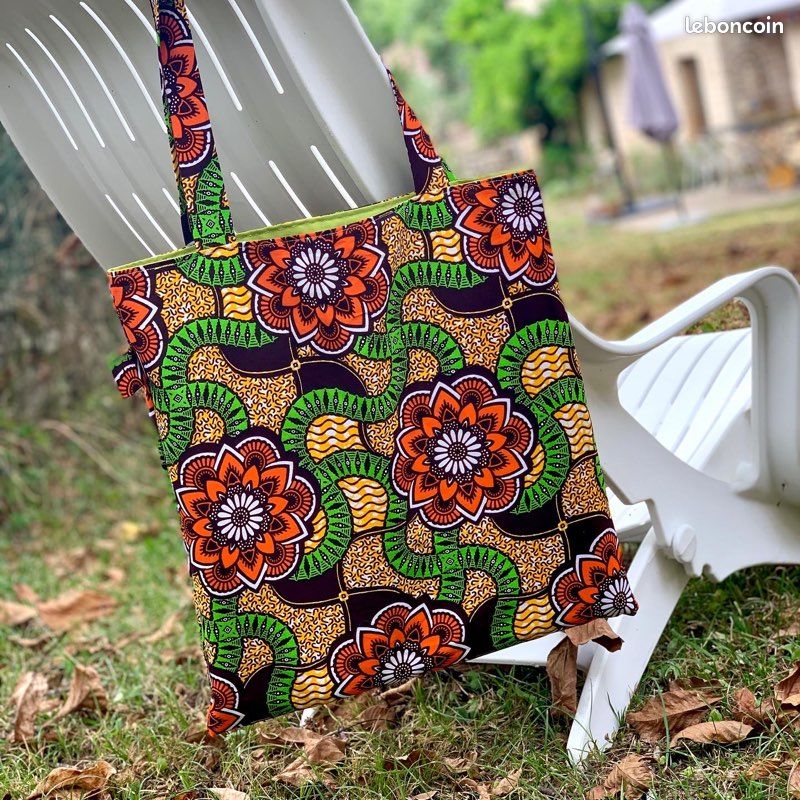 Tote bag en wax (image 1)