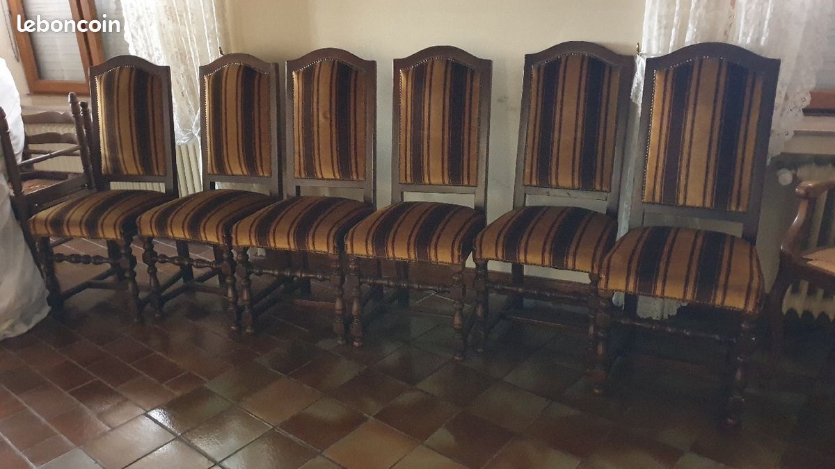 Lot de 6 chaise empire salle à manger (image 2)