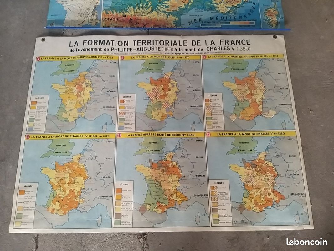 Cartes scolaires, affiche vintage (image 7)