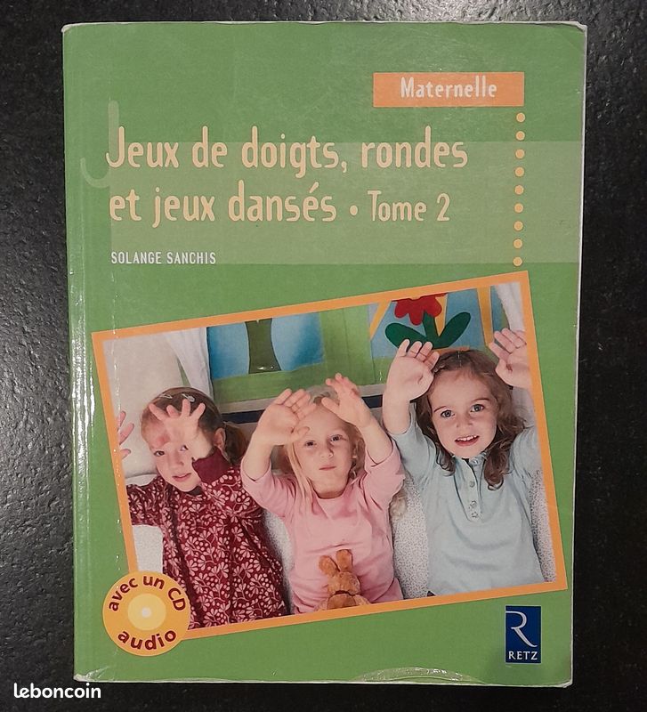 Jeux de doigts, rondes et jeux dansés. Tome 2 (image 1)
