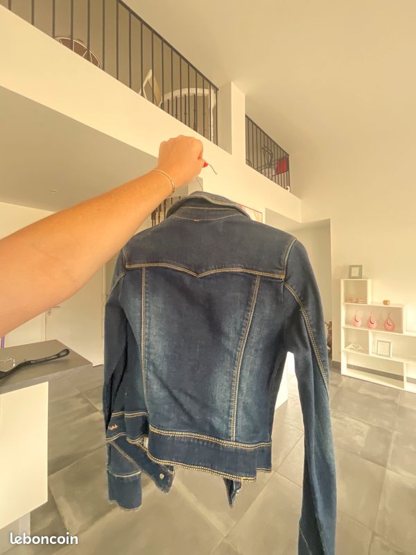Veste en jean cintré Taille S (image 4)