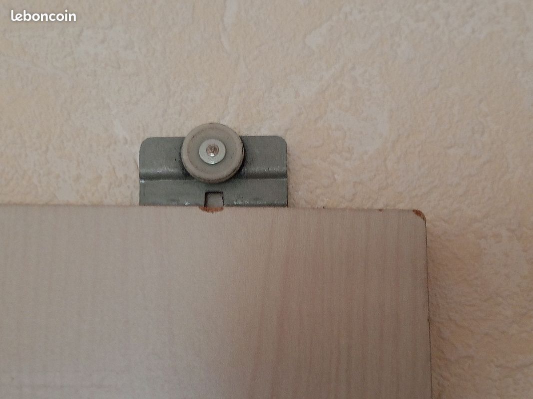 2 portes pour placards avec rails (image 4)