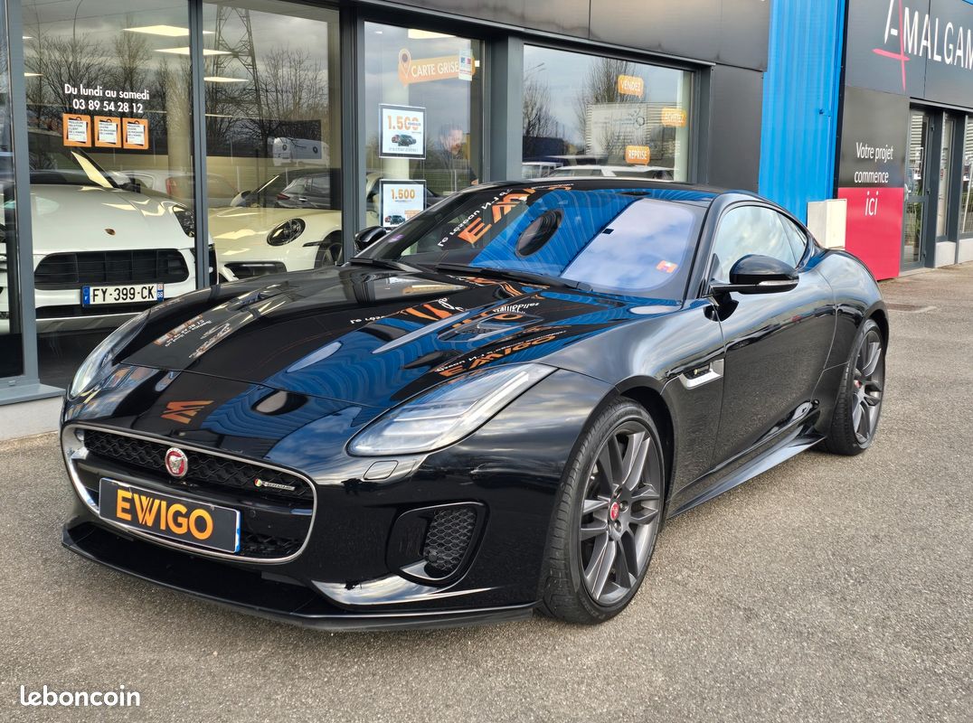 JAGUAR F-TYPE 3.0 V6 SURALIMENTE 380CH R-DYNAMIC AWD MERIDIAN/TOIT PANORAMIQUE/IMMAT Fr (image 4)