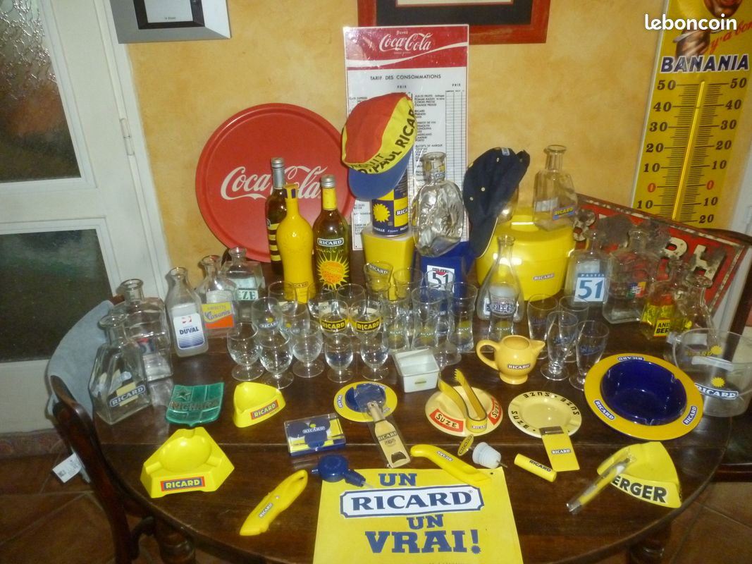 Tôle publicitaire originale SOL bira biere beer NO RICARD BYRRH CINZANO émaillée (image 3)