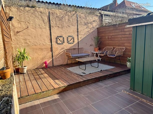 Maison 60m2 semi-mitoyenne Seclin centre