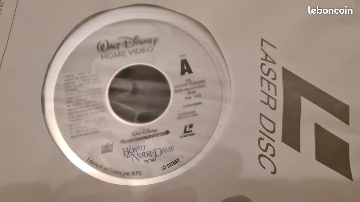 Laser Disc Le bossu de Notre-Dame (image 3)