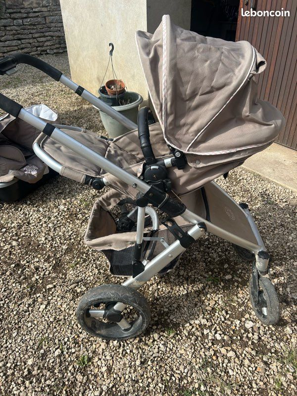 Vend poussette pour bébé + cozy + nacelle + baignoire (image 5)