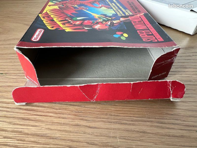 Super metroid FAH en boite bon/très bon état scellé à droite pour console Super Nintendo (image 11)