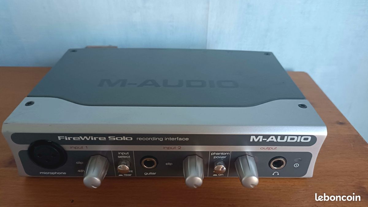 Carte son M-Audio Firewire Solo (modèle US35030) (image 1)