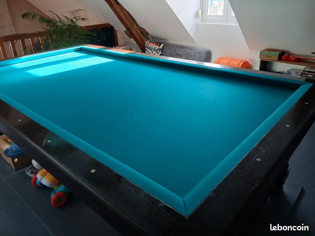 BILLARD FRANÇAIS CHEVILLOTTE Modèle Louis XVI Tradition 2M80 - Chauffant EUR 600,00 - FR