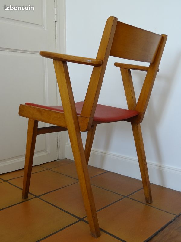 Fauteuil compas vintage (image 6)