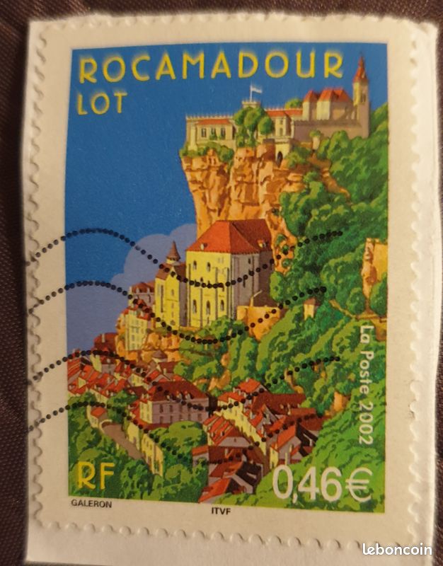 Timbre Rocamadour 2002 oblitéré (image 1)