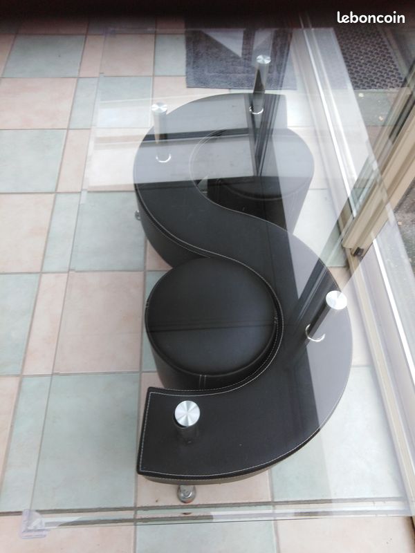 Meuble table de salon +vaisellier (image 1)