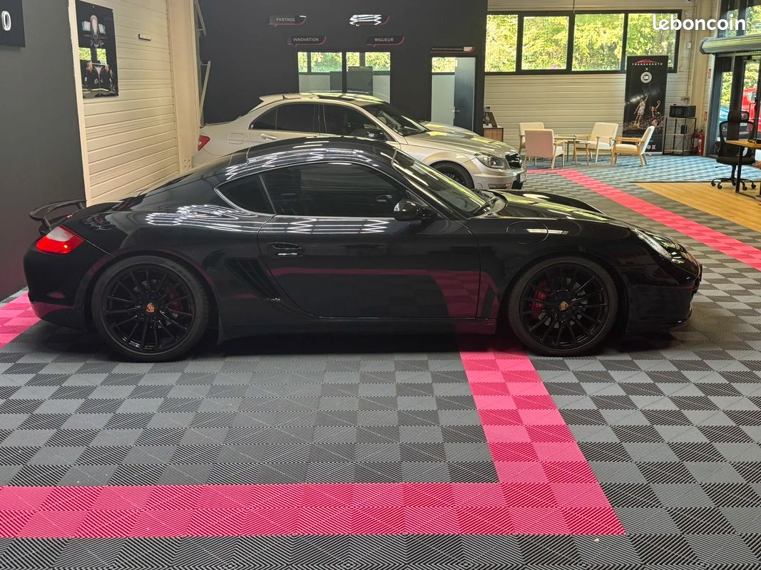 Porsche 987 CAYMAN S 3.4L 295 CH - *SUIVI PORSCHE *Suspensions piloté *Radar de stationnement *Pack Cuir noir (image 6)