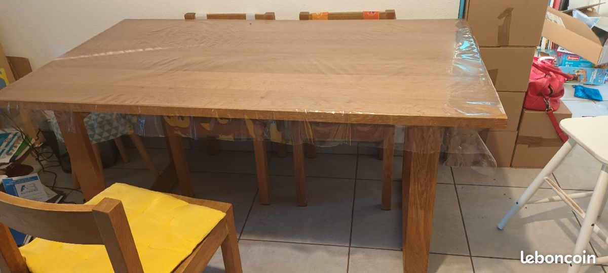 Table + 4 chaises HABITAT (image 1)