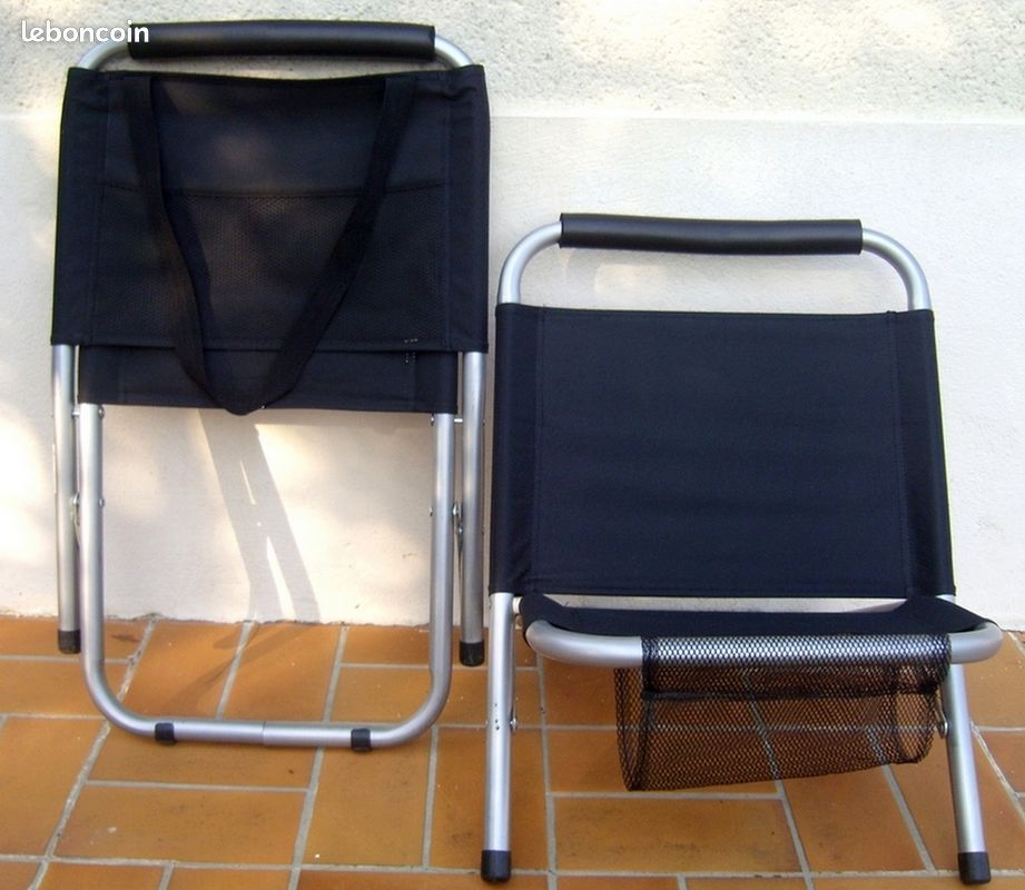 Fauteuil relax avec filets de rangement pêche camping c. NEUF (image 6)
