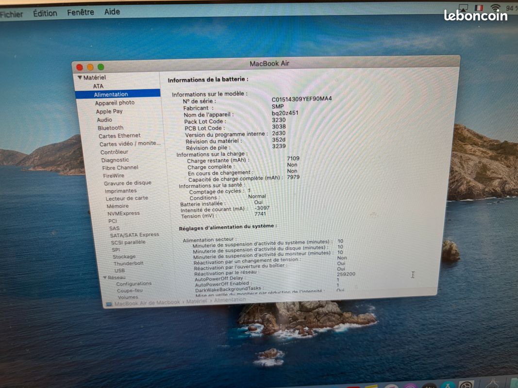 Macbook Air 13 - 512Go très bon état (image 5)
