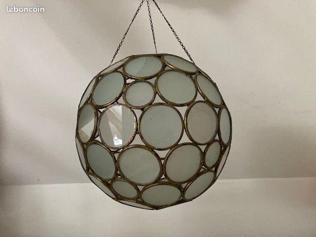 Suspension grande boule vintage (image 2)