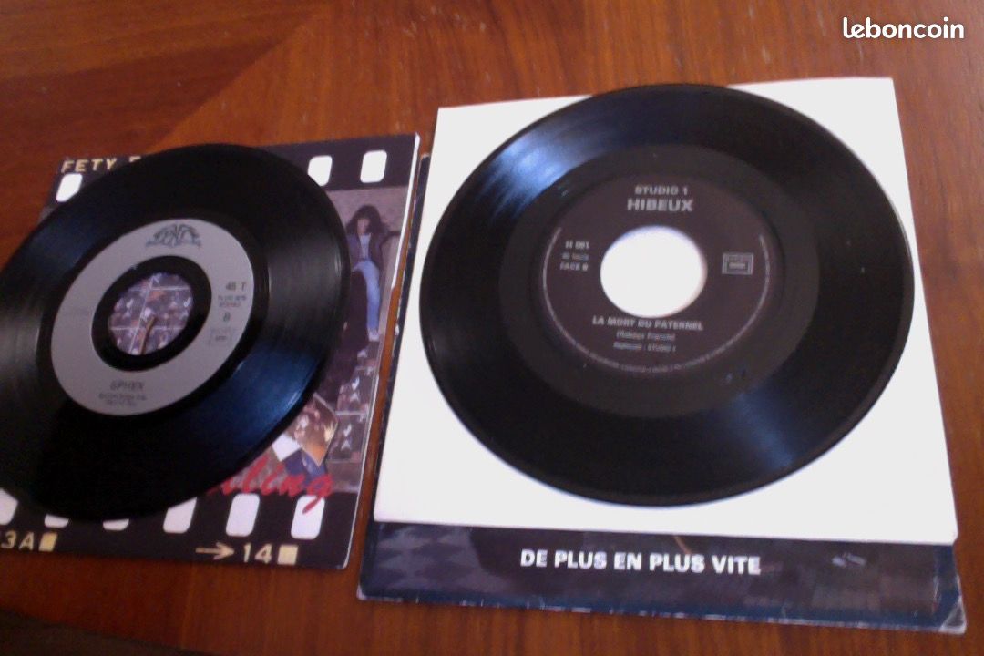 Vinyles 45 tours metal hard rock français Hibeux Sphex (image 4)