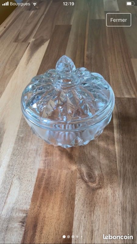 Vintage sucrière ou bonbonnière vercapel (image 1)