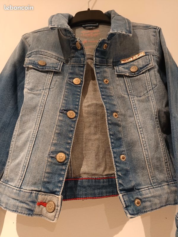 Veste en jean bleue pour fille taille 6 ans (image 9)