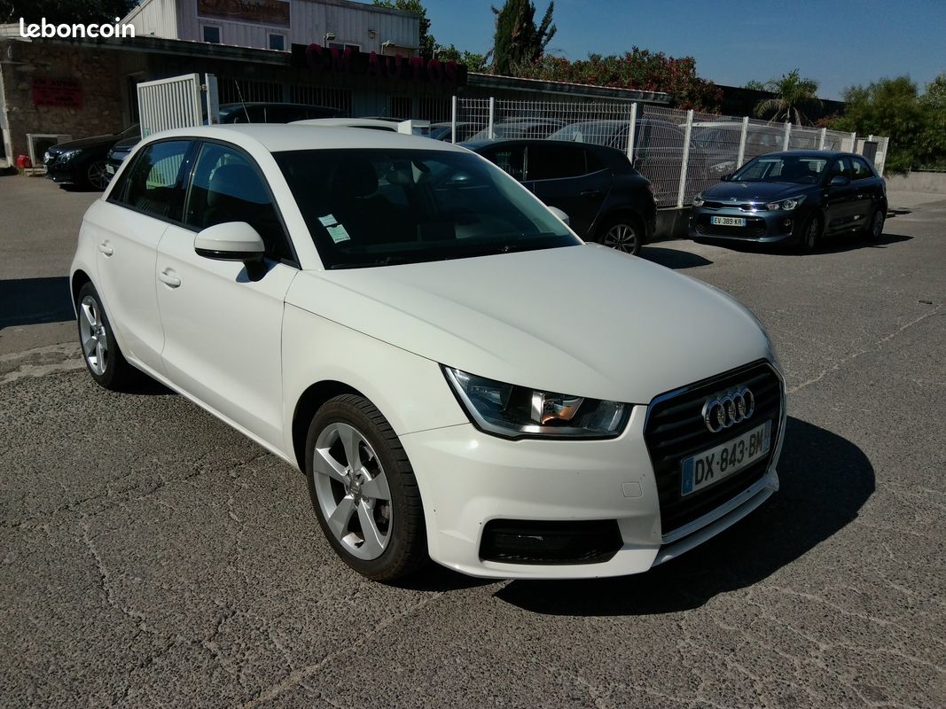 Audi A1 sportback 1.0 TSI 95 AMBITION S TRONIC 7 5P / 5 PLACES 11/15 64MKM 2°M / FRANCE CARPLAY/GPS/TEL/REGUL/JA16/CLIM/BVA+PALETTES/FACTURES ENTRETIEN (image 3)