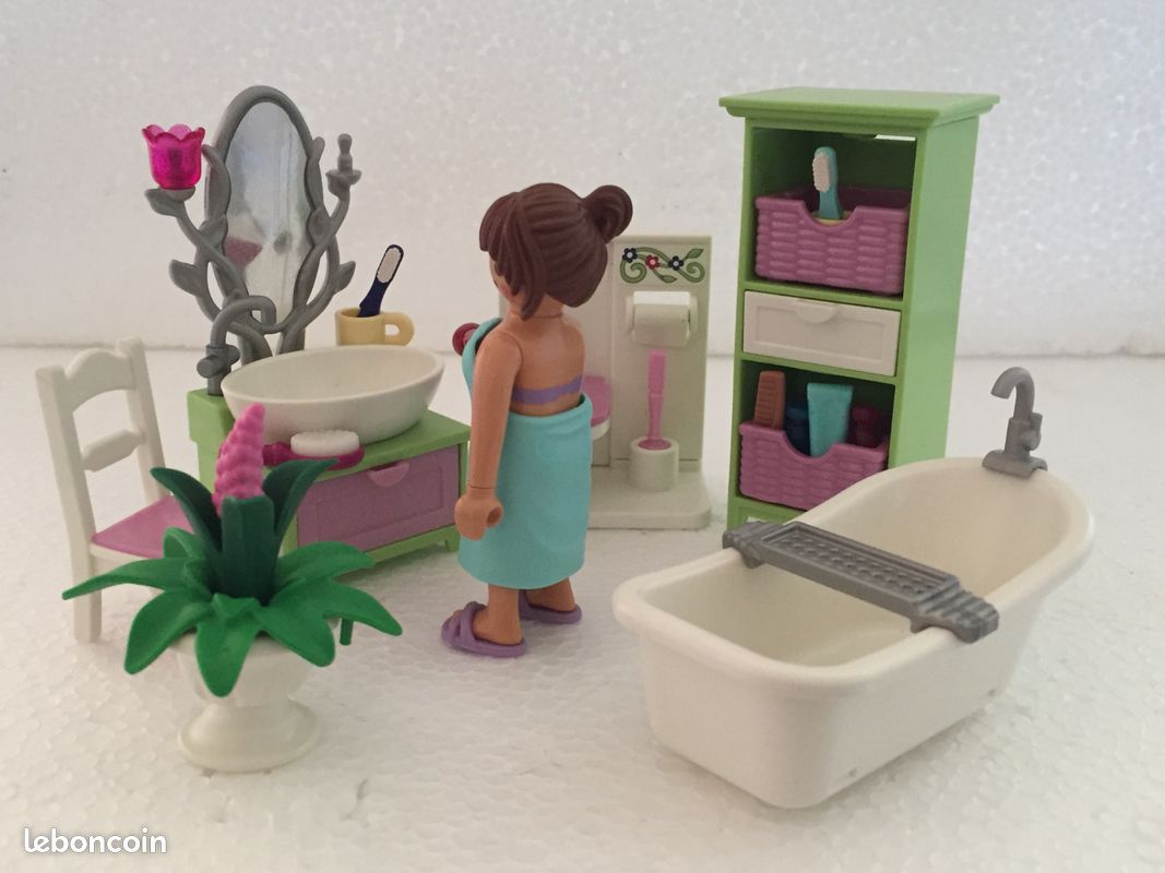 Salle de bain Playmobil Dollhouse (image 1)