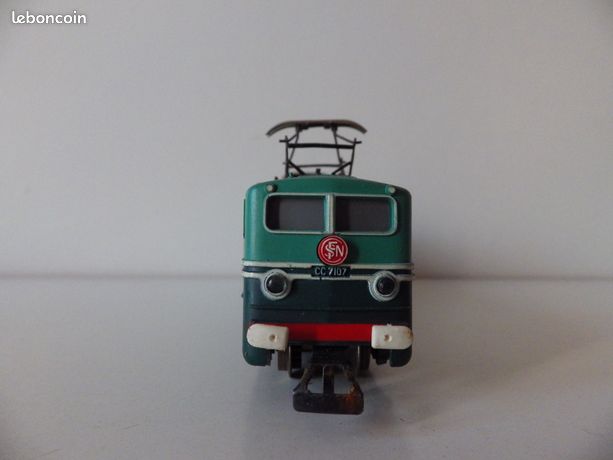 Loco Électrique Jouef HO CC 7107 – 12V – Éclairage – Années 1971-72 – À Tester