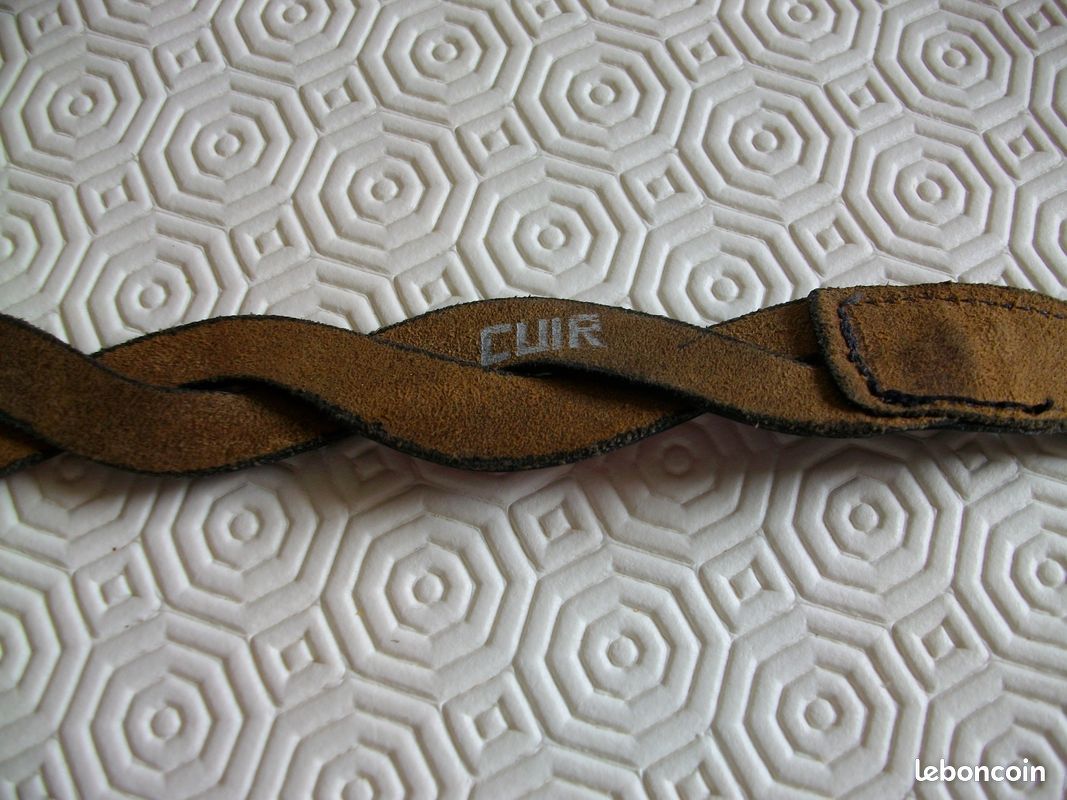 Ceinture femme marine et rouge (image 3)