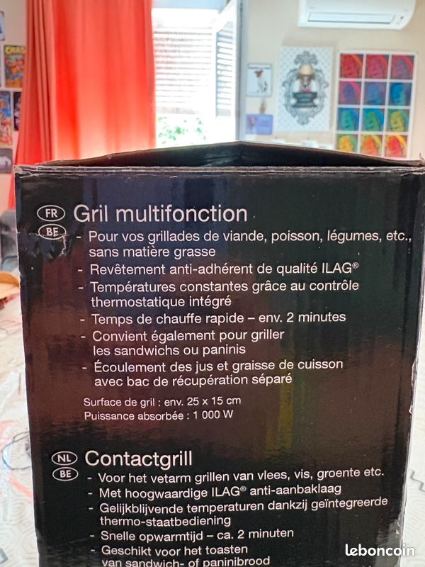 Gril multifonctions blanc (image 14)