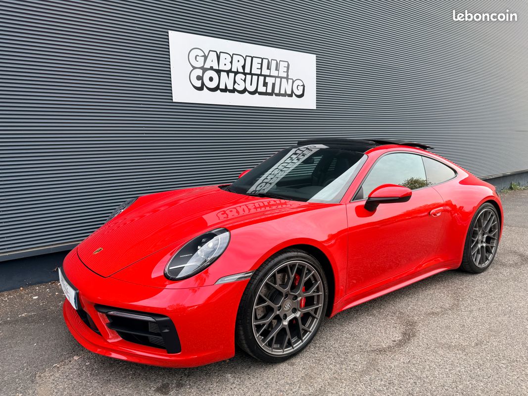 Porsche 911 992 Carrera 4S 3.0 450cv - 39500km - SportDesign - Chrono - TO - Immat FR ✅ (image 1)