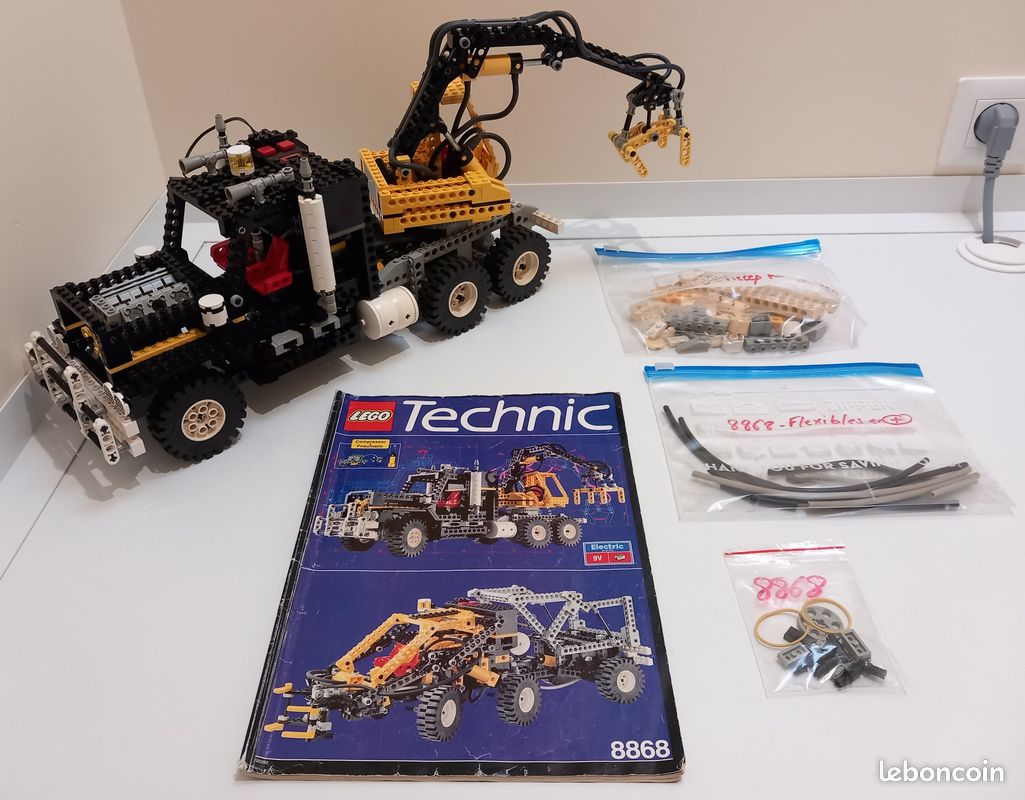 Légo Technic 8868 Air Tech Claw Rig Complet Notice Pas de