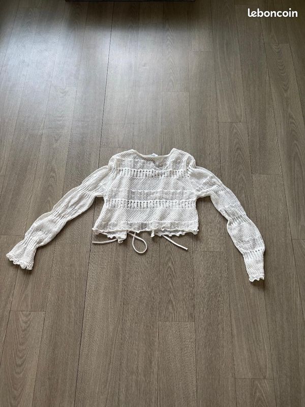Cardigan/Boléro Blanc Jennyfer - Taille S (36/38), Neuf Sans étiquettes