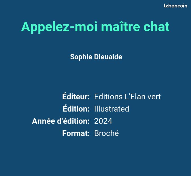 Appelez-moi maître chat - Sophie Dieuaide (image 2)
