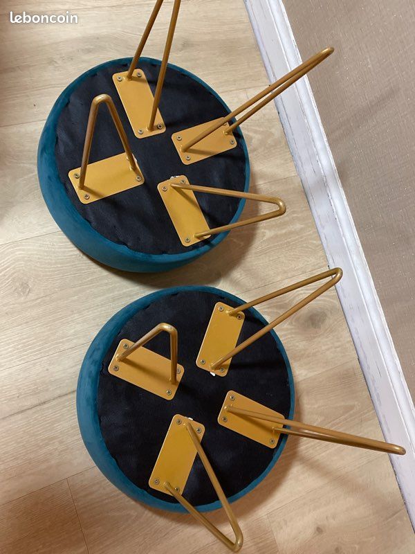 Tabouret velour (image 3)