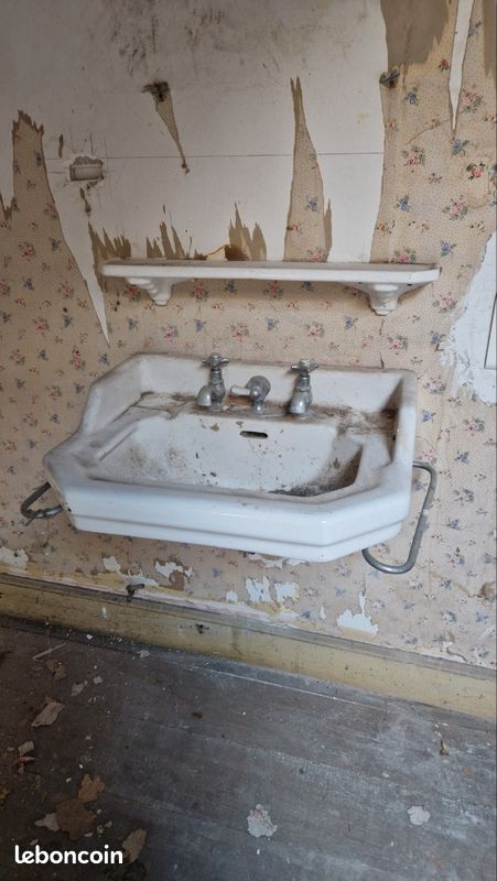 Lavabo ancien + bidets (image 2)