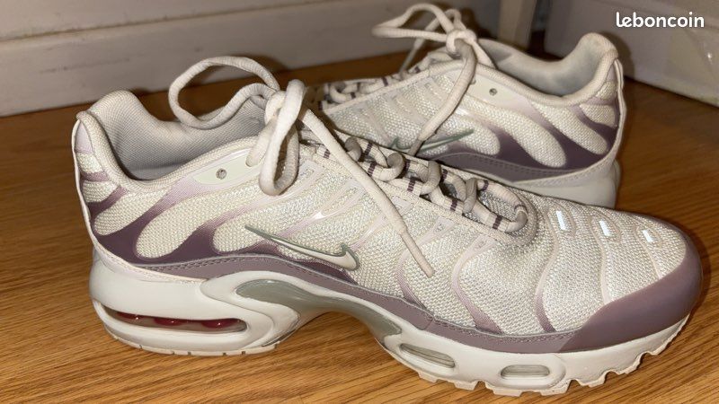 Tn blanche et violette Chaussures