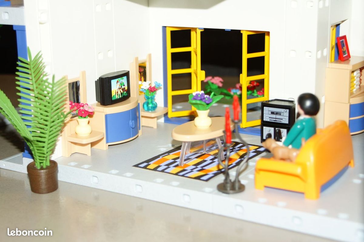 Maison moderne playmobil meublée (image 5)