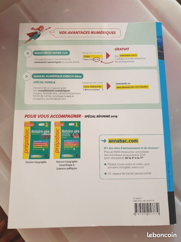 Manuel géographie 1ère générale 2019 (image 2)