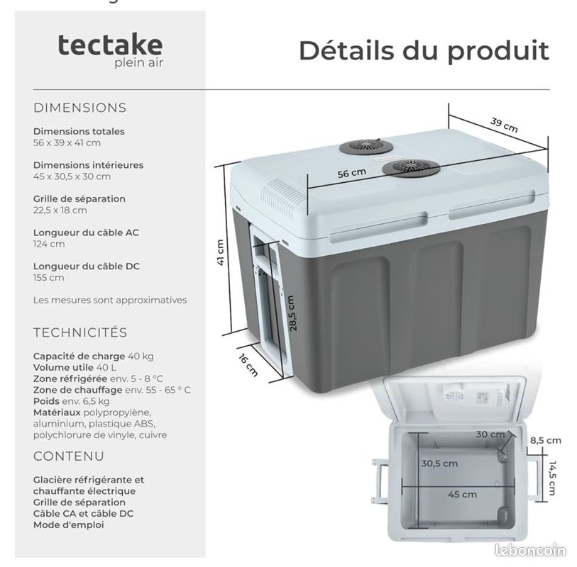 Glacière électrique 40L (image 2)