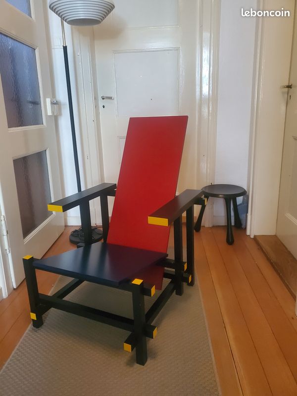 Fauteuil red &blue de Rietveld (image 2)